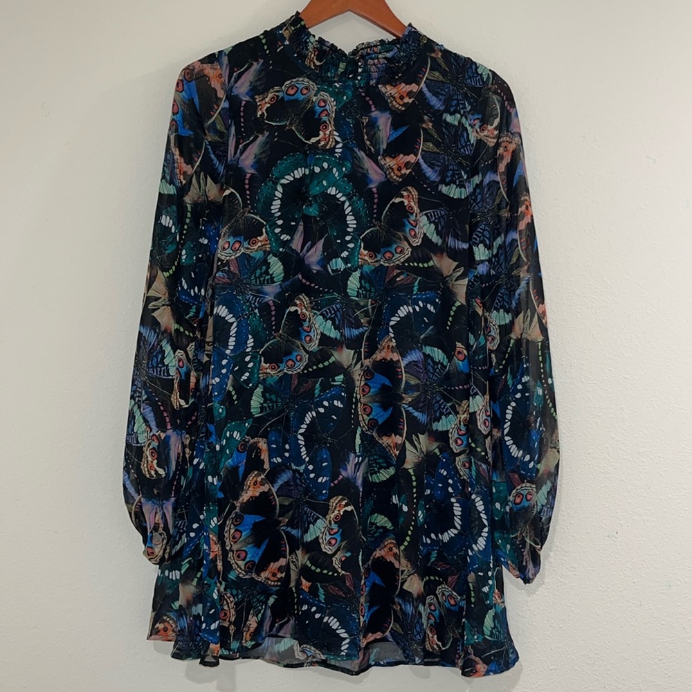 Show Me Your Mumu Junebug Bell Mini Dress ~ in Beautyfly - Picture 3 of 16